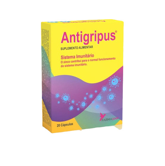 Antigripus XMP 20 Cápsulas – Natural para Gripe, Tosse, Expetoração e Congestão