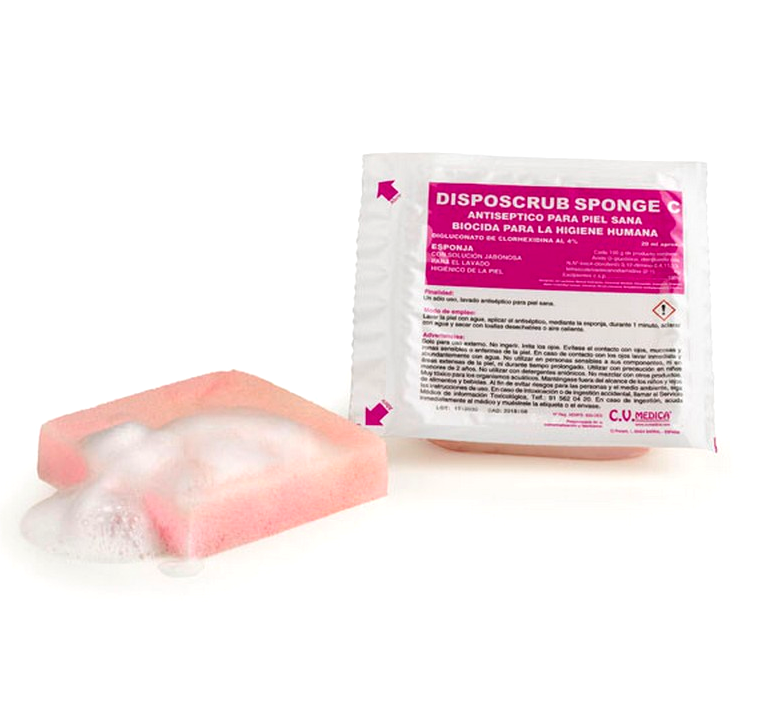 Disposcrub SpongeC Esponja com Clorexidina 4% – 1 Unidade
