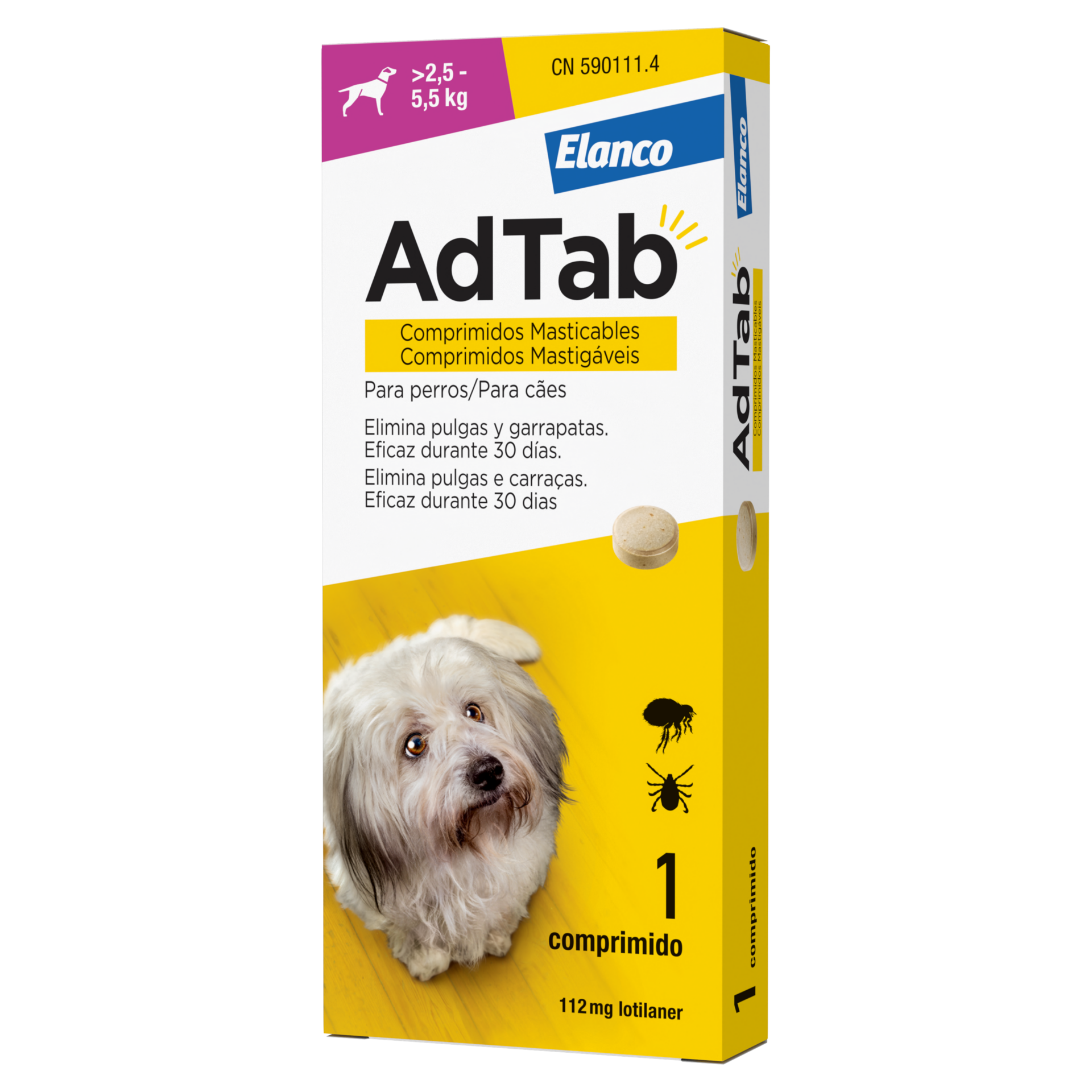 ADTAB CAO 2,5kg - 5,5KG 1 Comprimido
