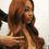 Thumbnail: 22inch 5x5 HD Lace Closure Unit Custom Color - Chestnut Brown