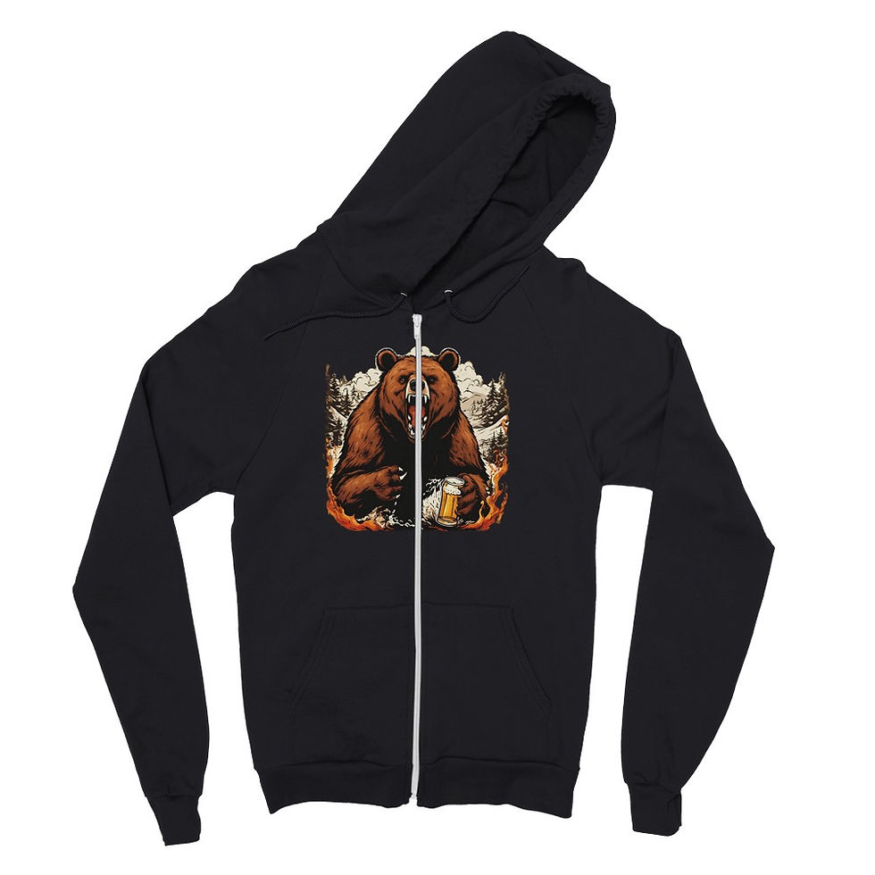 Miniaturbild: Klassischer Zip-Hoodie