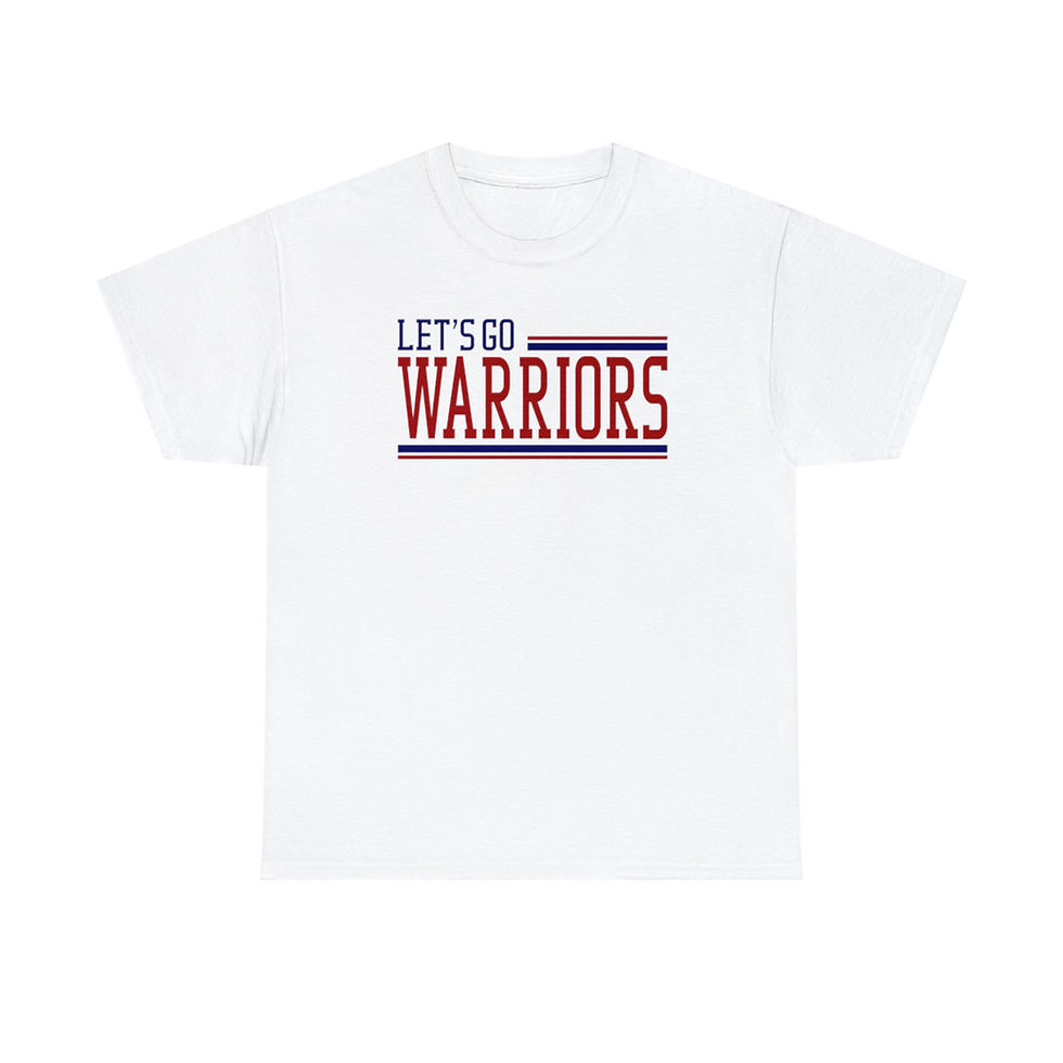 Let's Go Warriors Unisex Heavy Cotton Tee