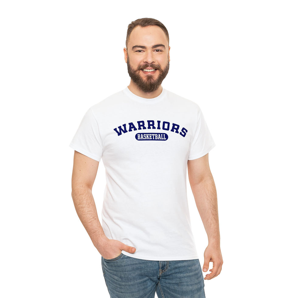 Thumbnail: Warriors - Basketball Unisex Heavy Cotton Tee