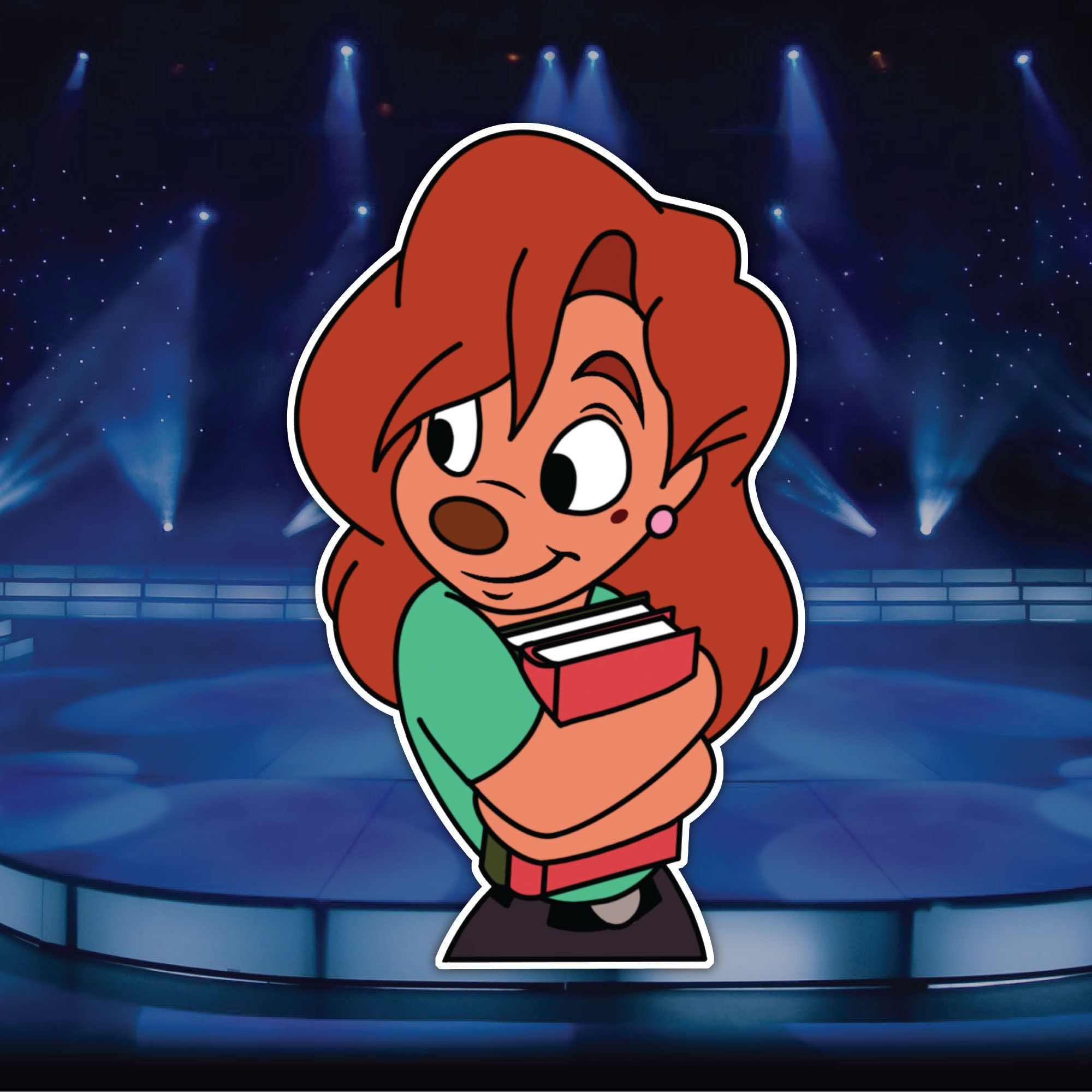 Goofy Movie Roxanne Vinyl Decal