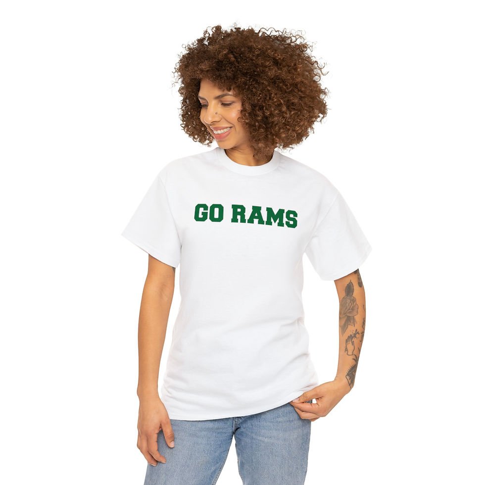 Thumbnail: Go Rams Unisex Heavy Cotton Tee