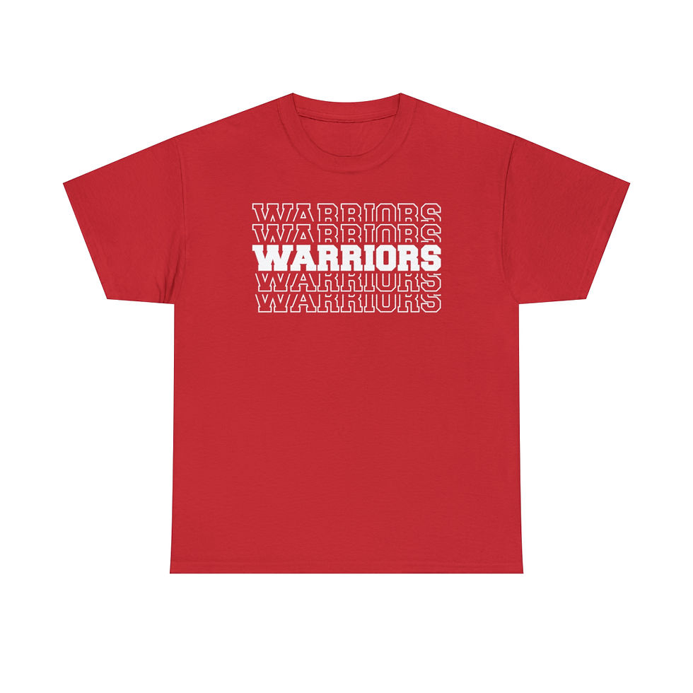 Thumbnail: Warriors - Repeat Unisex Heavy Cotton Tee