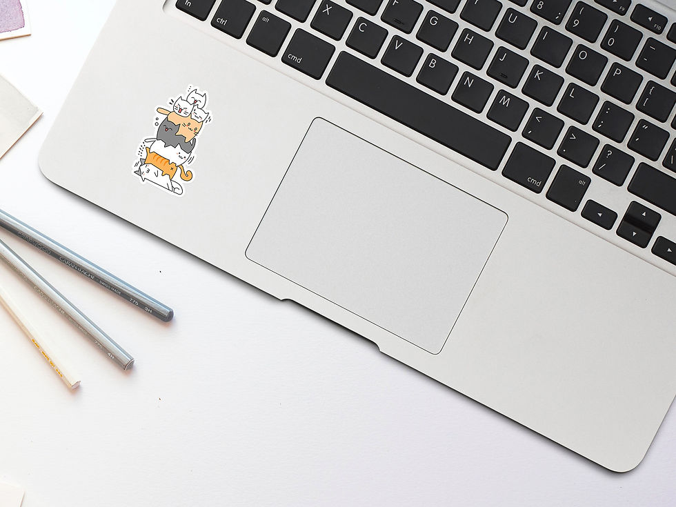 Thumbnail: Cat Tower Sticker