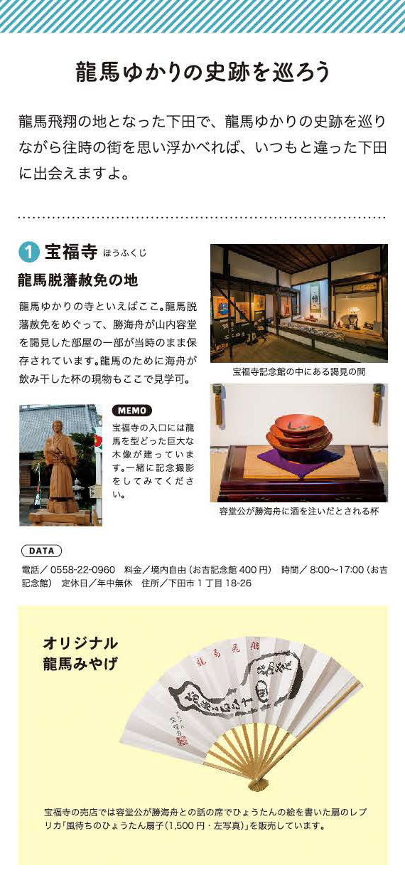 下田30カラーズプロジェクト 坂本龍馬飛翔の地