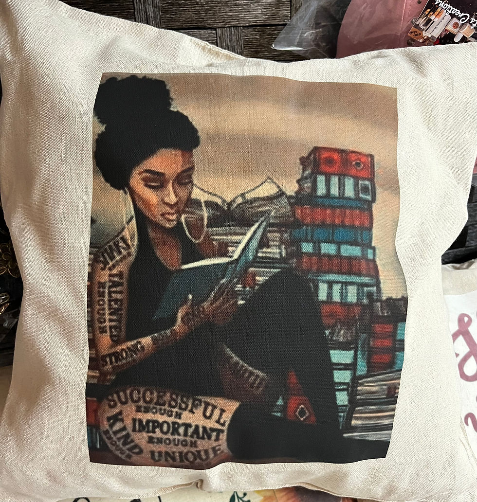 Thumbnail: Esscents God Bless Home Pillow