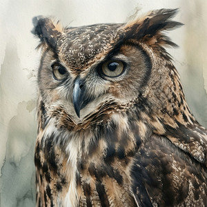 Wildlife Portraits in Watercolor