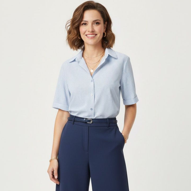 Camisa Manga Curta Listrada