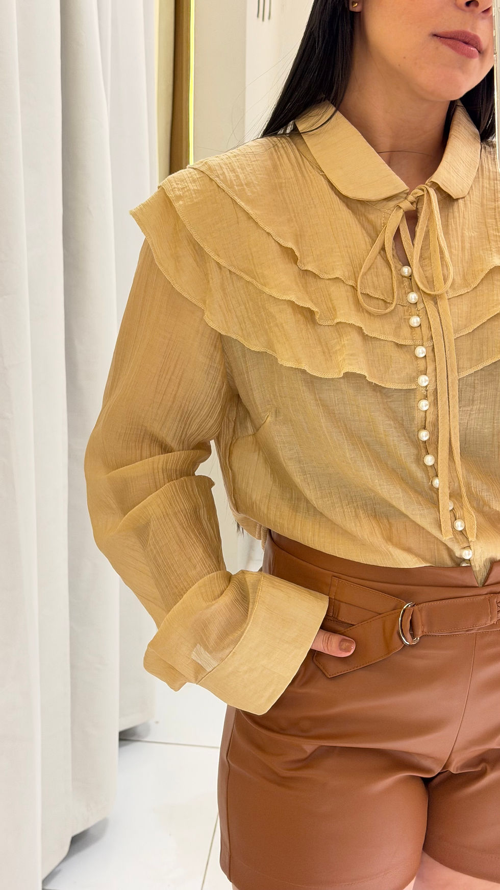 Miniatura: CBR55 | Blusa Chic Romântica