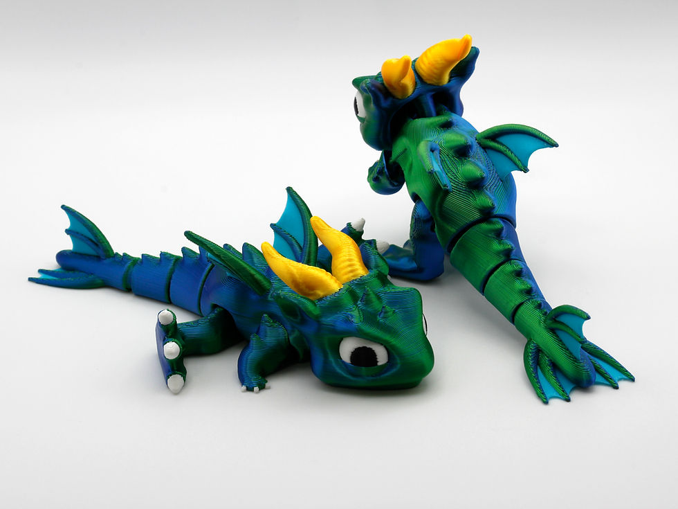 Thumbnail: Grumble — Standing Articulated Dragon