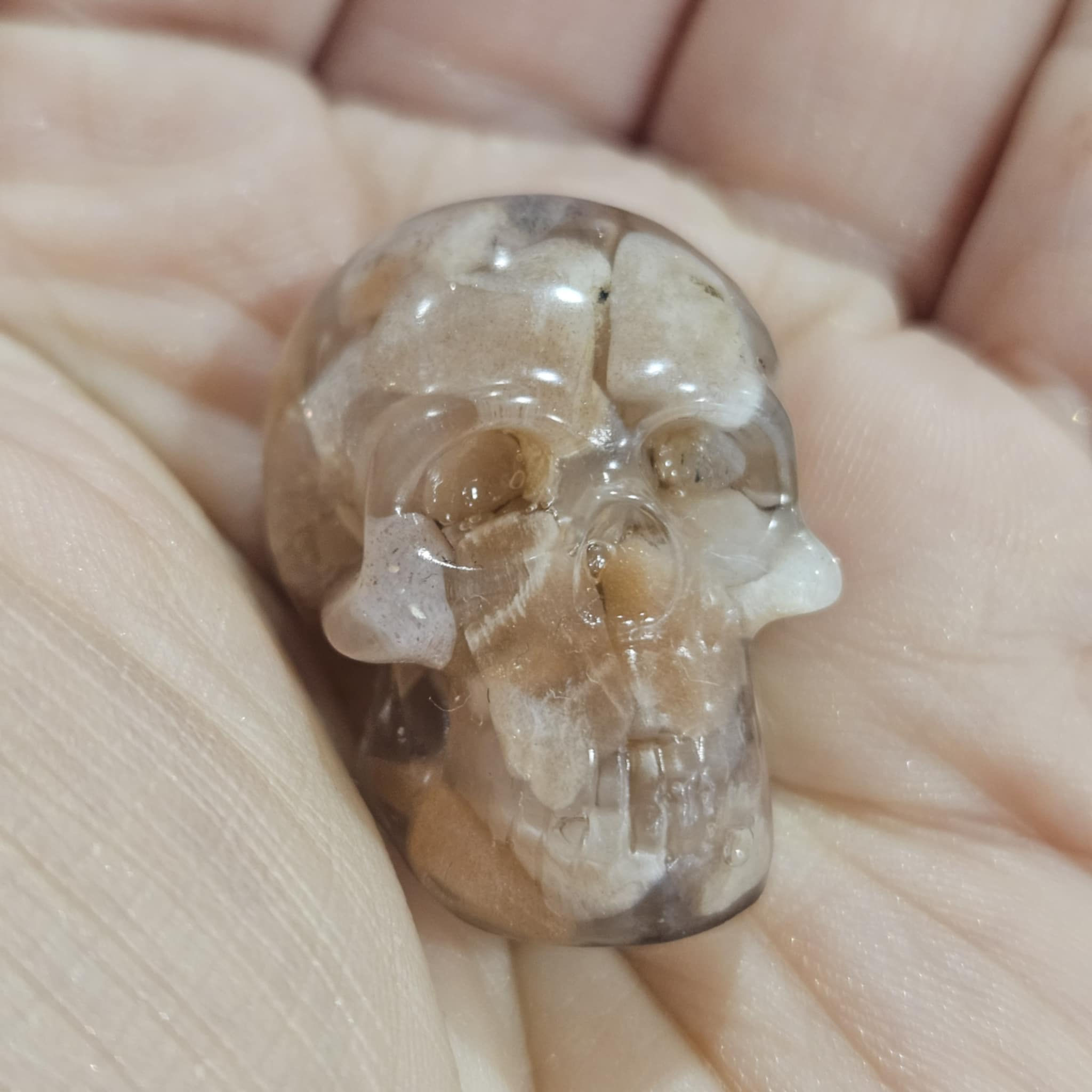 Sun-Moonstone Skull