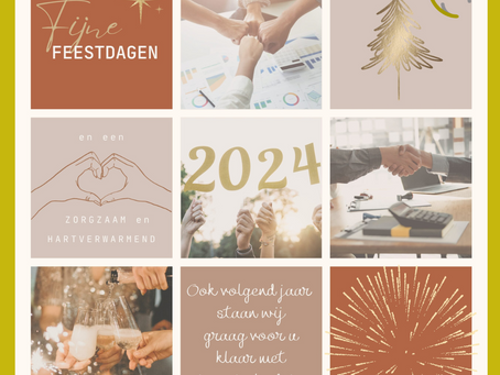 Ook in 2024 bieden wij u inzicht. Inzicht..... in vooruit kijken! 