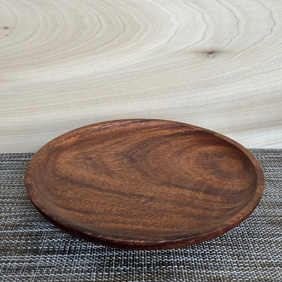 Thumbnail: Wooden Round Plate