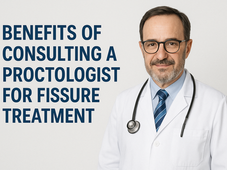Benefits of Consulting a Proctologist for Fissure Treatment