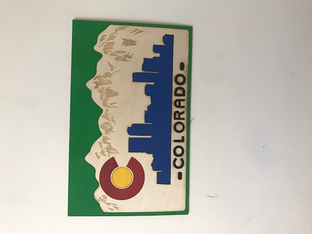 Co License Plate Wall Art
