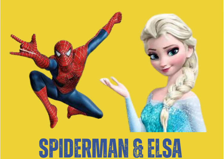 Meet Spiderman and Elsa