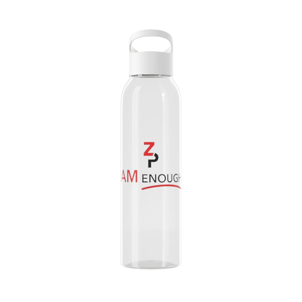 Thumbnail: ZP & I Am Enough Sky Water Bottle
