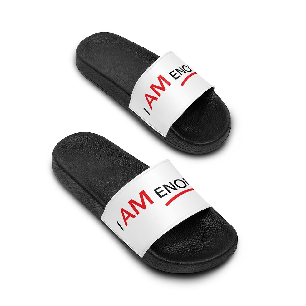 Thumbnail: I Am Enough Men's Slide Sandals
