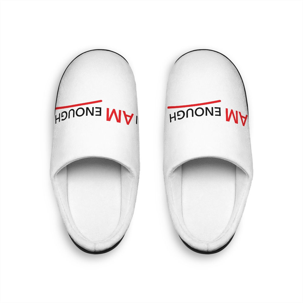 I Am Enough Men's Indoor Slippers