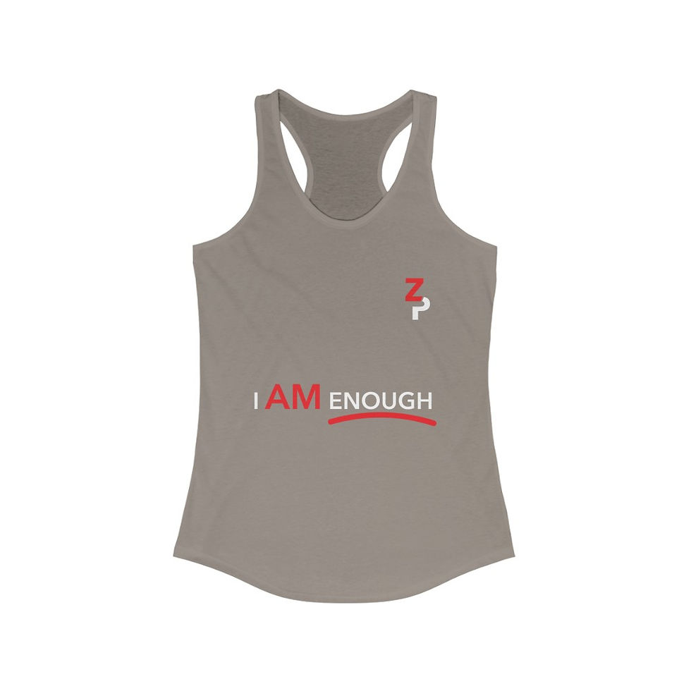 Thumbnail: ZP & I Am Enough Women's Ideal Racerback Tank