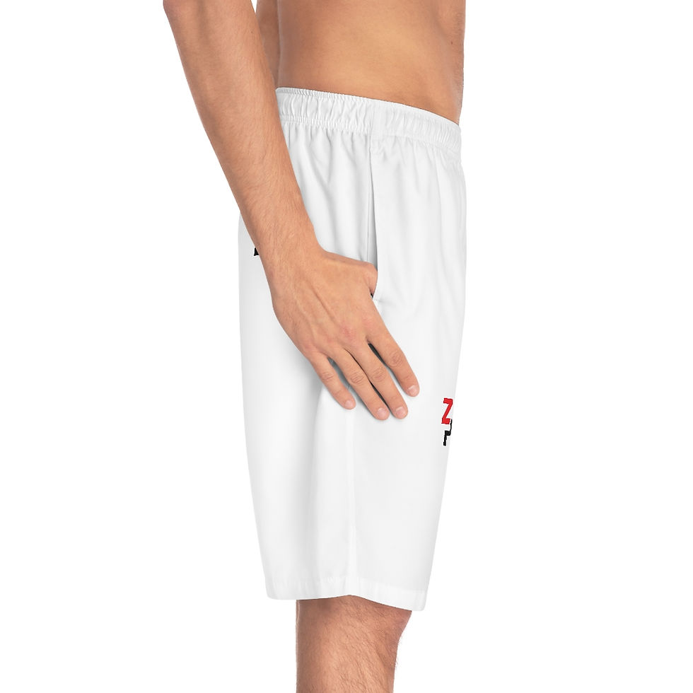 Thumbnail: ZP & Let What You Do Be Real Men's Board Shorts (AOP)