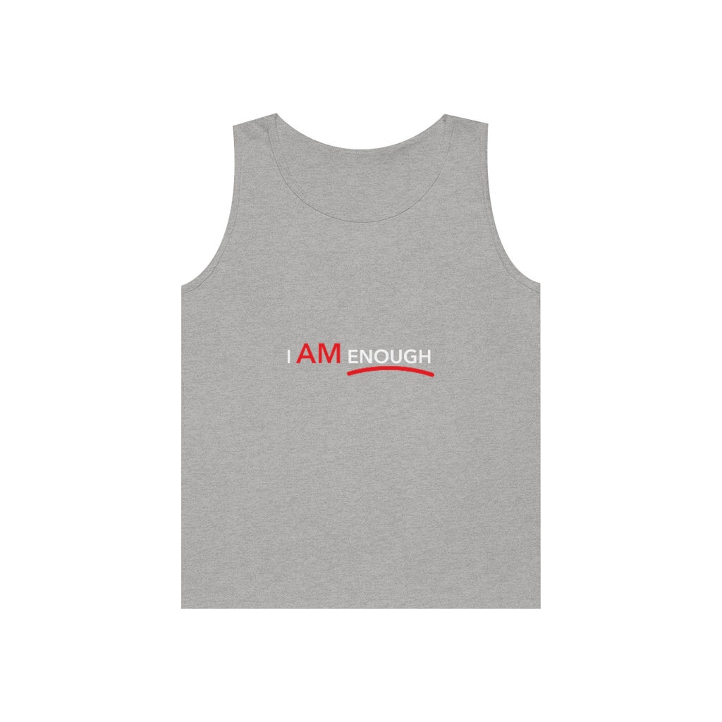 I Am Enough Unisex Heavy Cotton Tank Top
