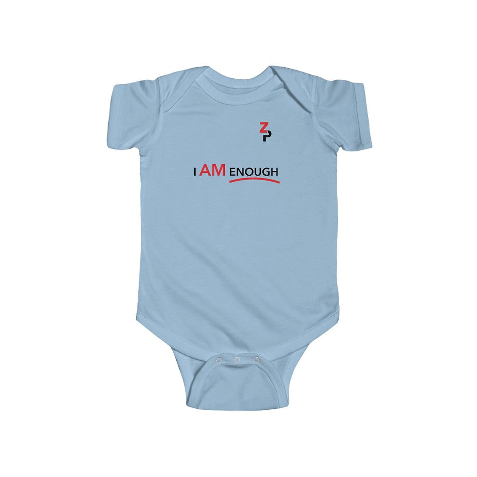 Thumbnail: ZP & I Am Enough Infant Fine Jersey Bodysuit