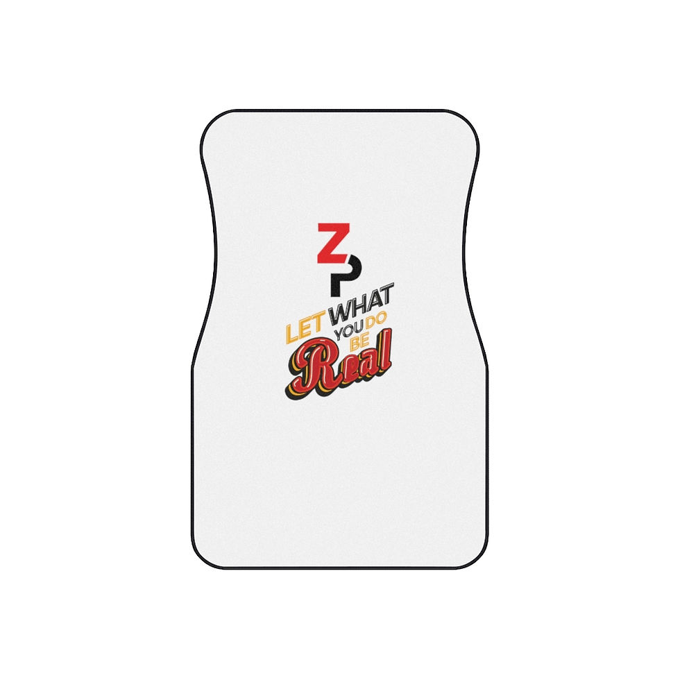 Thumbnail: ZP & Let What You Do Be Real Car Mats (2x Front)