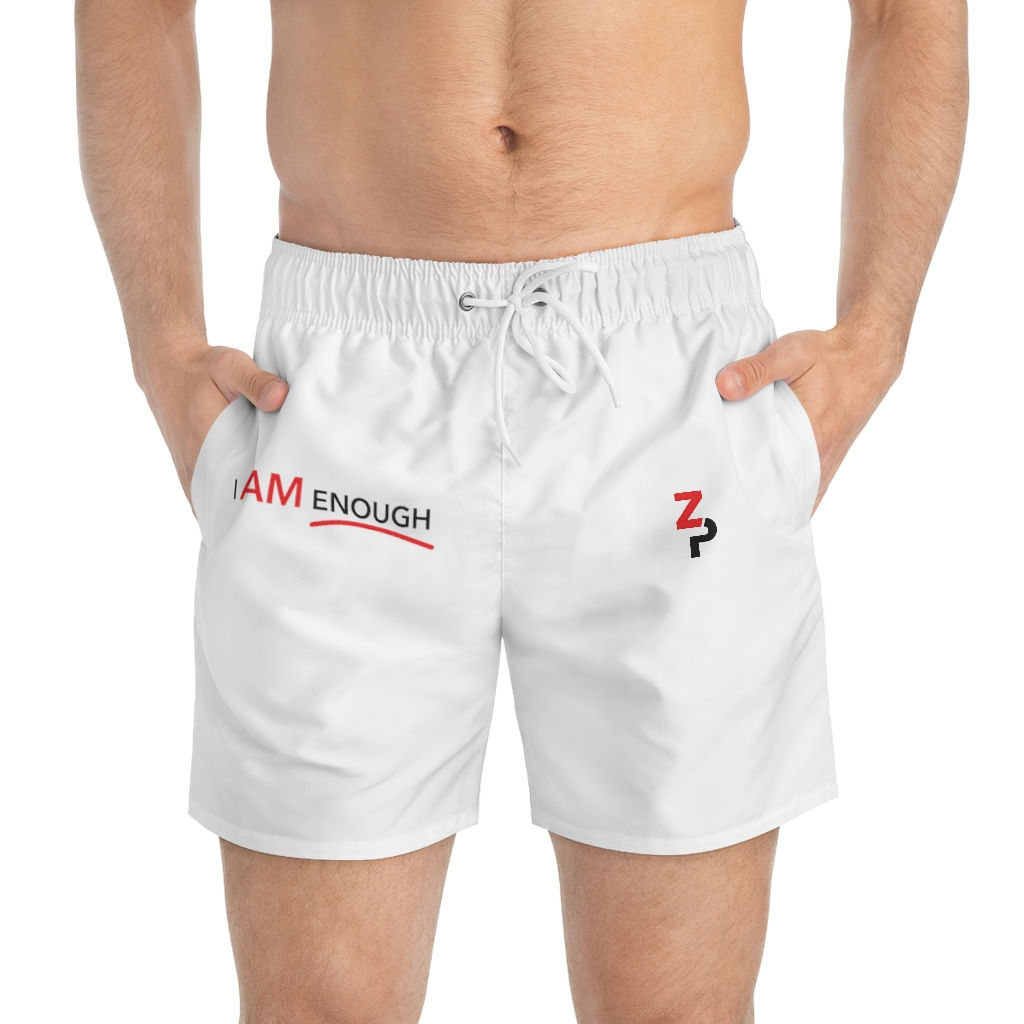ZP & I Am Enough Swim Trunks