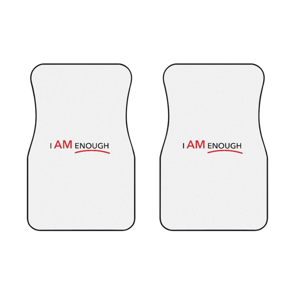I Am Enough Car Mats (2x Front)