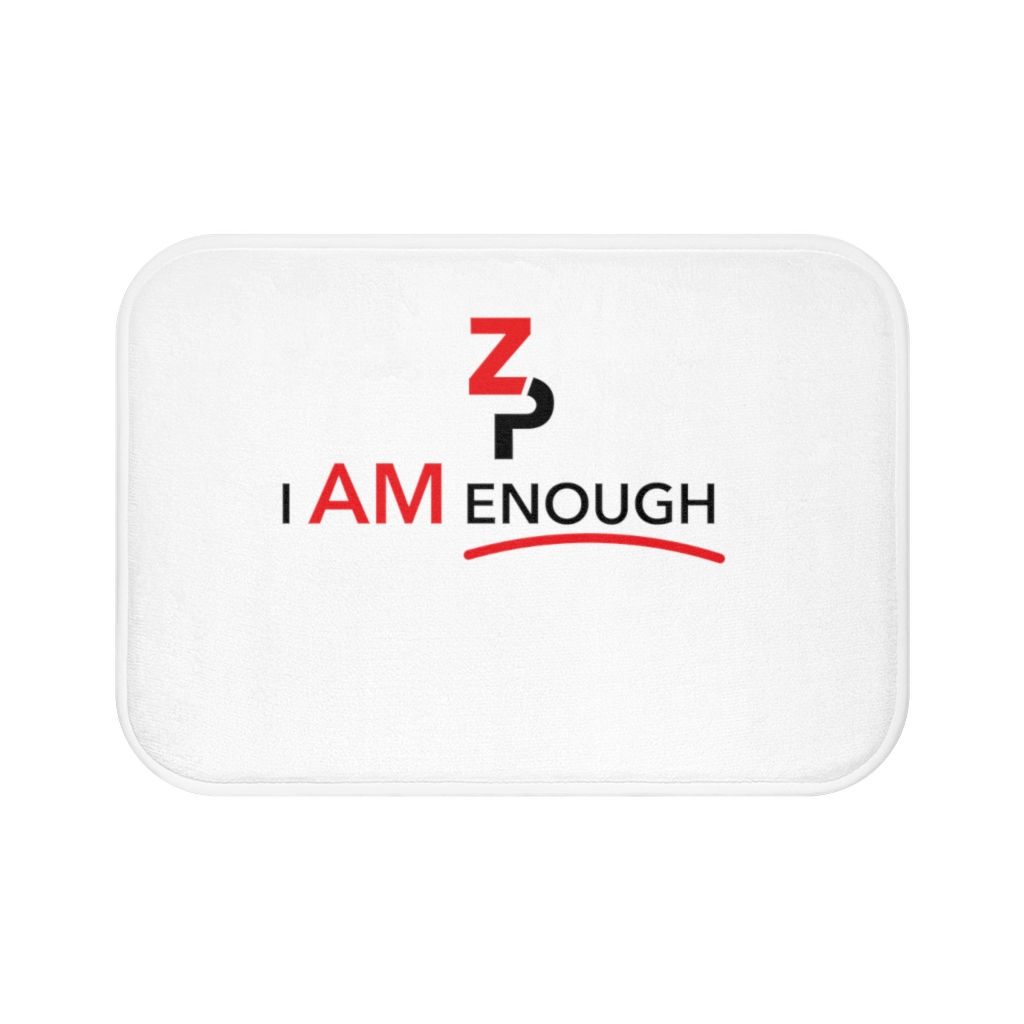 ZP & I Am Enough Men's Bath Mat