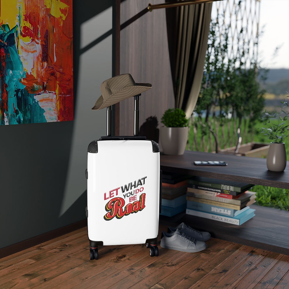 Thumbnail: Let What You Do Be Real Suitcases