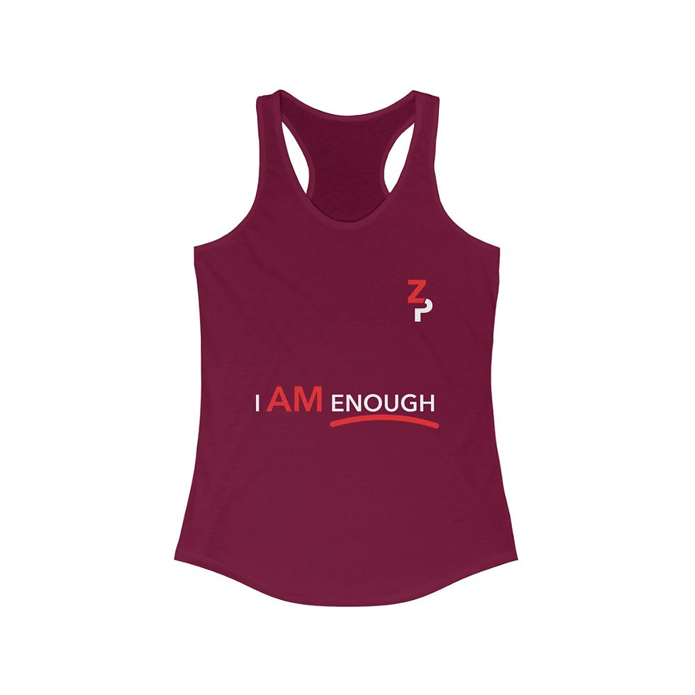 Thumbnail: ZP & I Am Enough Women's Ideal Racerback Tank