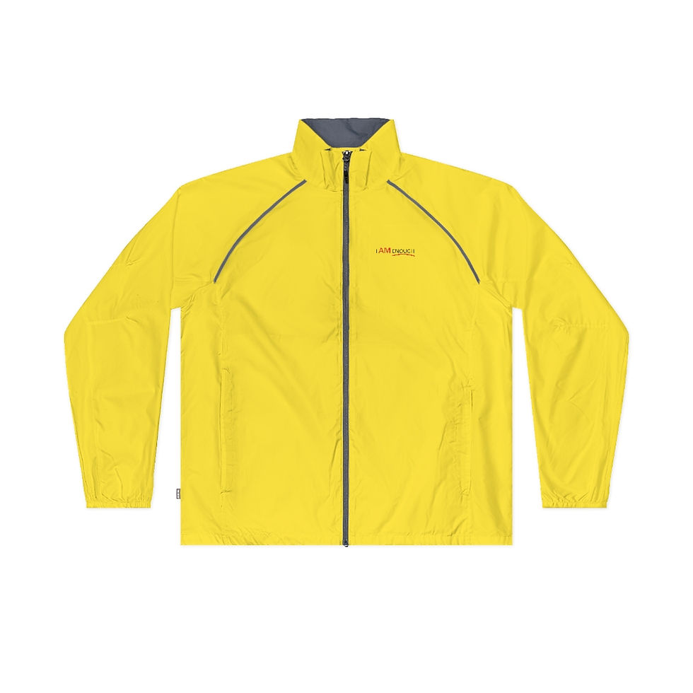 Thumbnail: I Am Enough Men's Packable Jacket