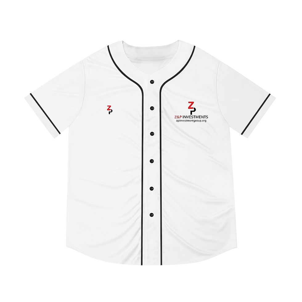 Thumbnail: Z & P Men's Baseball Jersey (AOP)