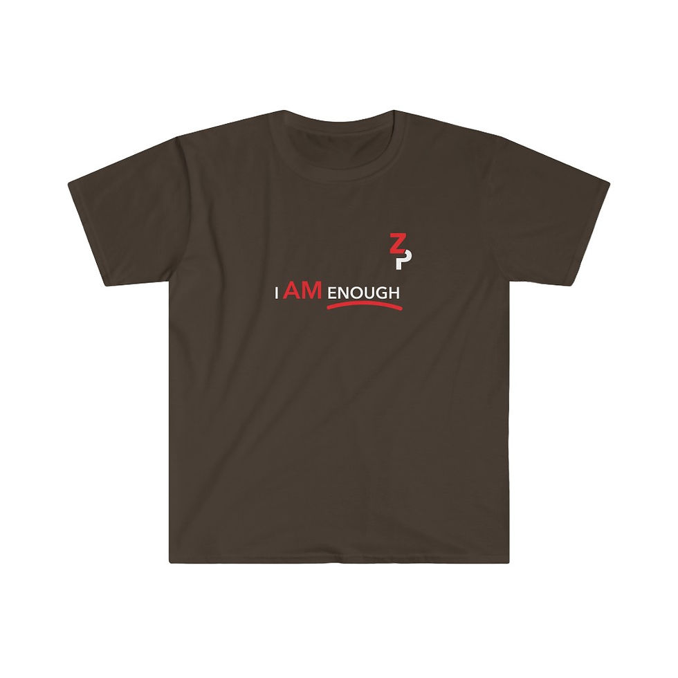 Thumbnail: ZP & I Am Enough Unisex Softstyle T-Shirt