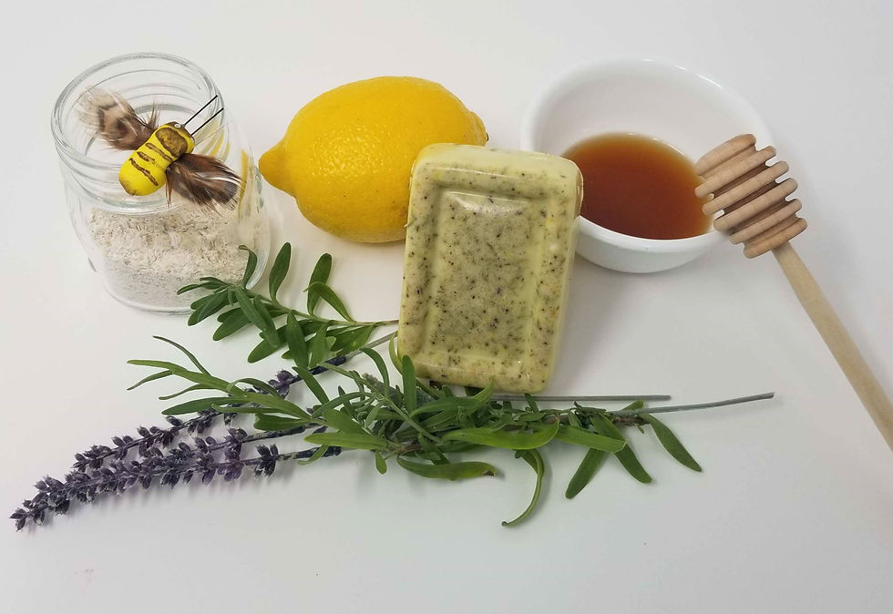 Thumbnail: 2 Pack - Burst of Sunshine Goat's Milk Lavender & Lemon Zest Bar Soaps