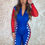 Thumbnail: Grid Girl Catsuit Zip - Blue Racing