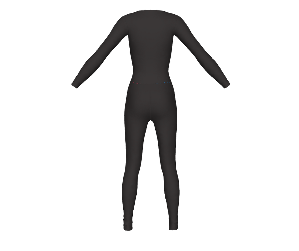 Thumbnail: Grid Girl Catsuit - Black