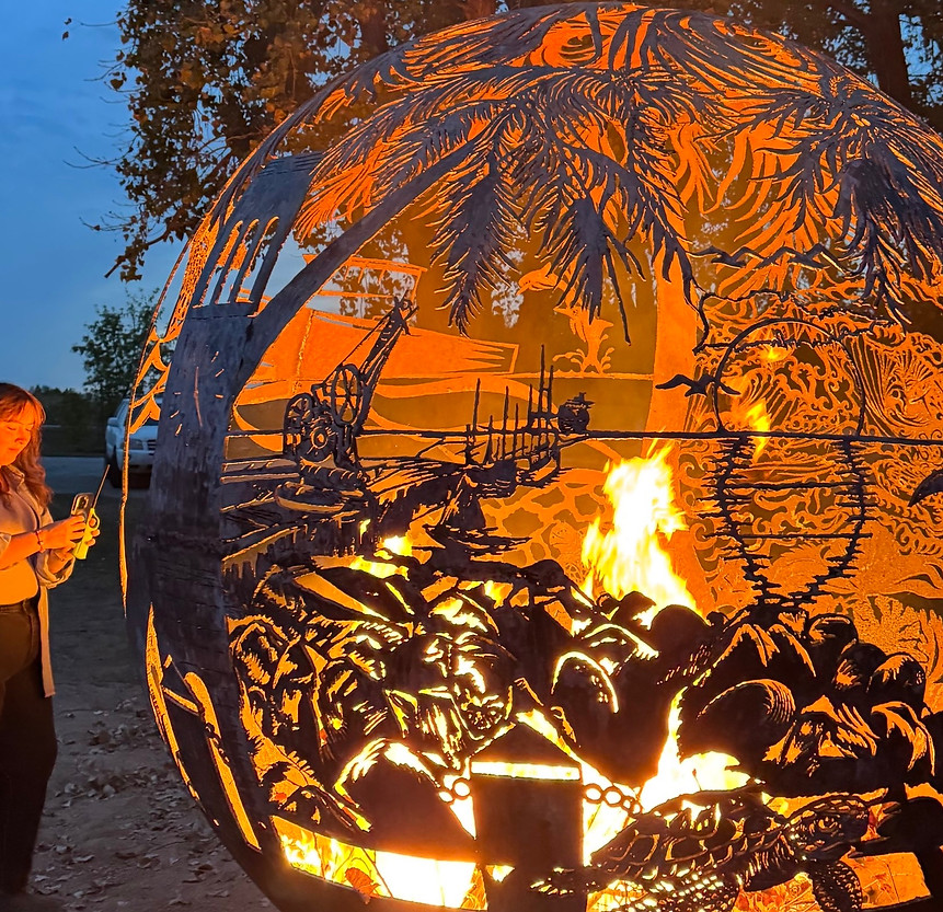 saint fireball fire pit