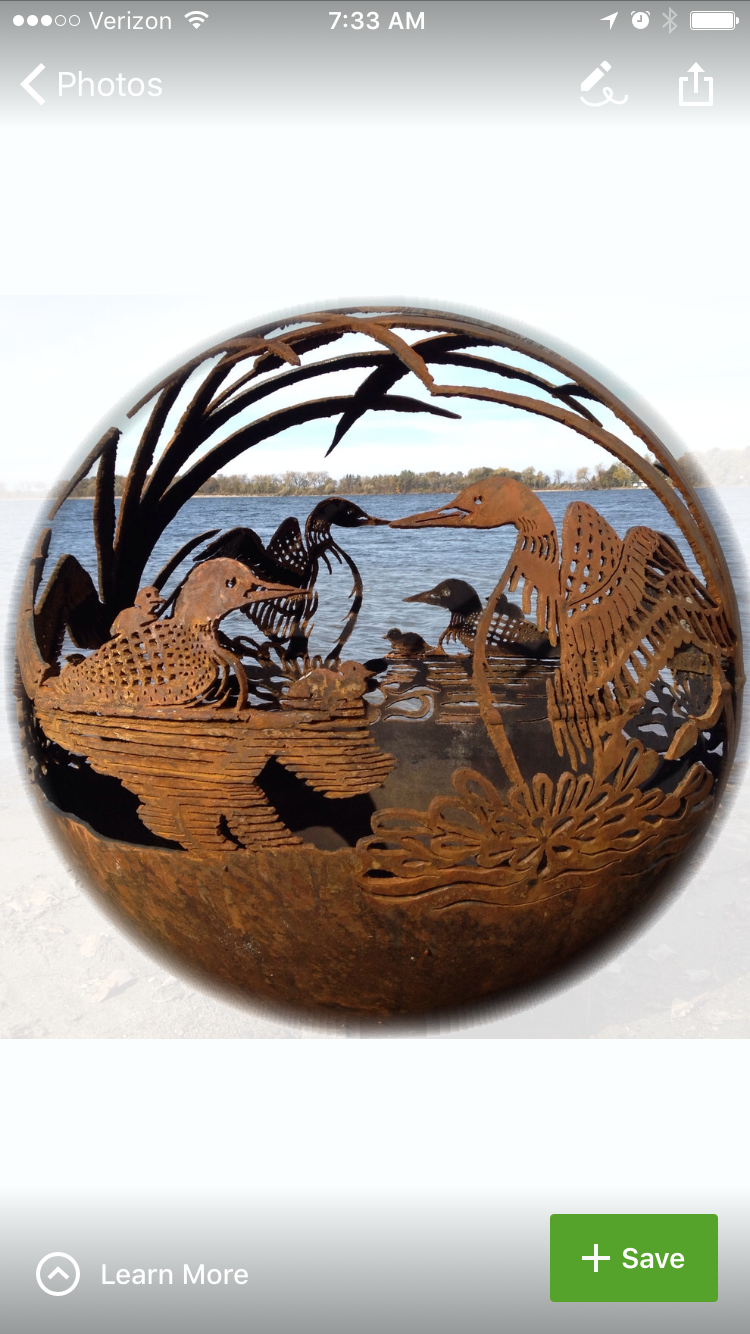 Dancing Loons Fireball Fire Pit