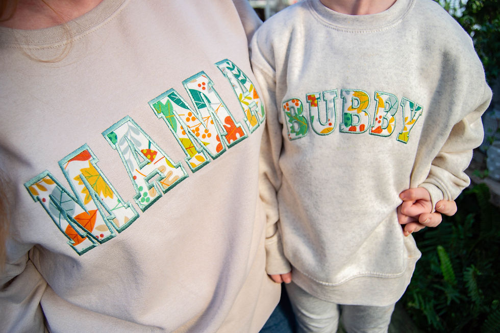 Thumbnail: Memory Sweatshirt | Applique Embroidery