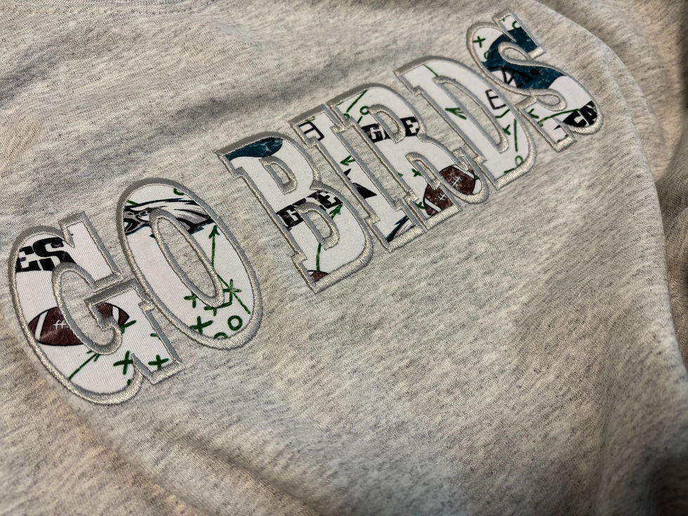 Thumbnail: Go Birds | Appliqué Embroidery