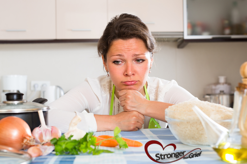 Woman missing the loved one that won't be here for the holiday