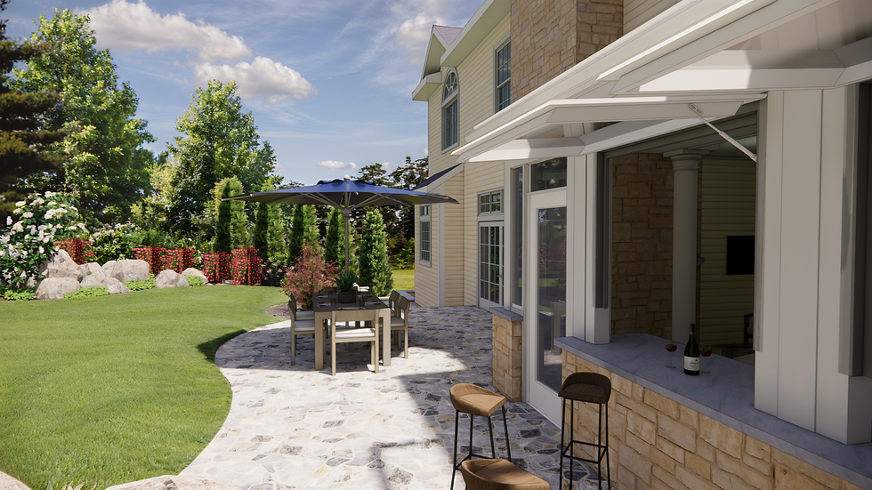 Three-season room retrofit to existing patio and open air porch, Northern VA