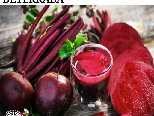 Suco pré-treino de beterraba.