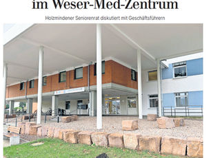 Holzmindener Seniorenrat diskutiert mit Geschäftsführern über Verbesserungen im Weser-Med-Zentrum
